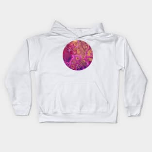 Pink Passion / Acrylic Pouring Kids Hoodie